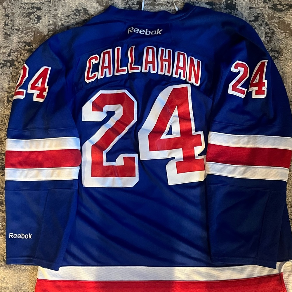 Ryan Callahan NY Rangers Reebok Jersey #24 Men’s XXL